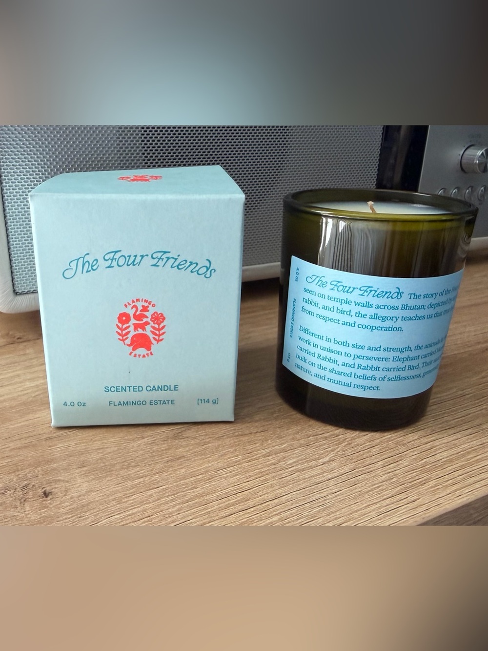 Flamingo Estate The Four Friends Candle - Bhutan Subscription Box